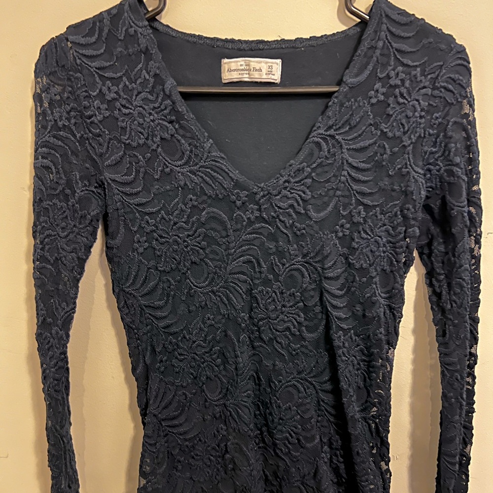 Ambercombie Midnight Lace top